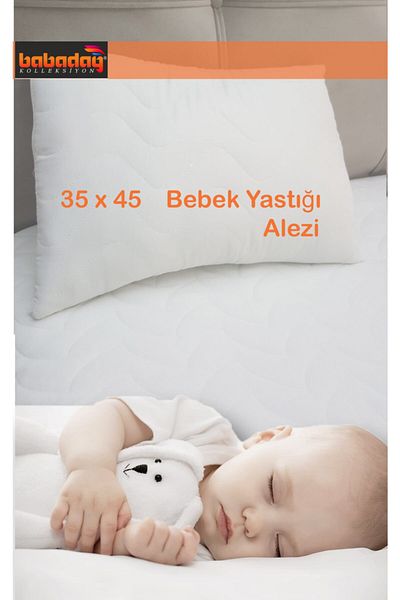 babadağ kolleksiyon Pillow Mattress for Baby Pillow 35x45cm Quilted Zippered