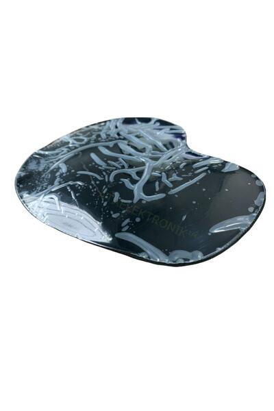 ATA ELEKTRONİK Mouse Pad Negru pentru Desktop, Laptop, Notebook, Birou, Gaming, cu Suport pentru Încheietura Mâinii