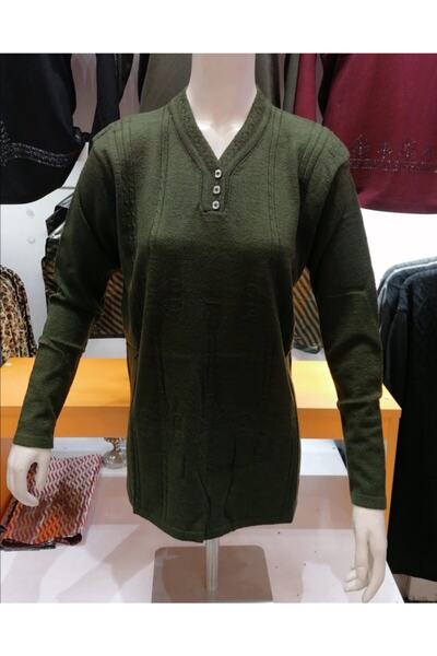 SEFER Pulover verde de damă