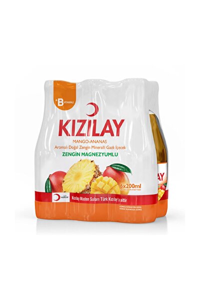Kızılay Mango-ananas Maden Suyu 6'lı 200 ml