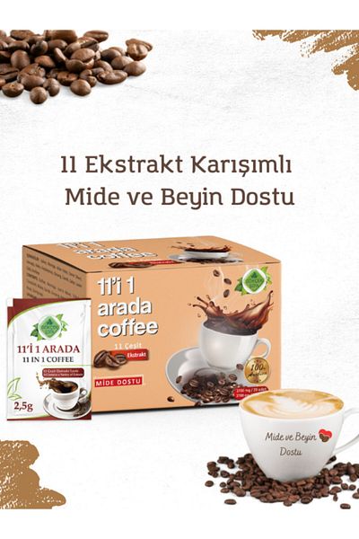 Gökçek Şifa 11 in 1 Coffee 3700mg ( 11 Types of Extract Mix Coffee )