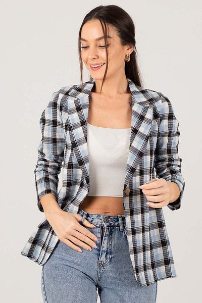 armonika Blazer - Blau - Regular Fit
