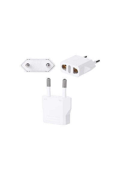 Depa De-pa 11115 American Socket Converter Usd To Eu Plug Converter (white)