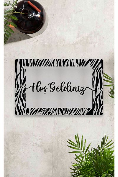 Vagonik Digital Printed 50x70cm Decorative Multi-Purpose Indoor and Outdoor Door Mat