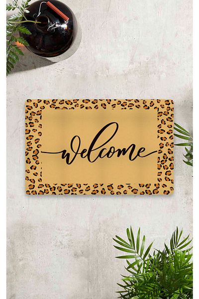 Vagonik Digital Printed 50x70cm Decorative Multi-Purpose Indoor and Outdoor Door Mat