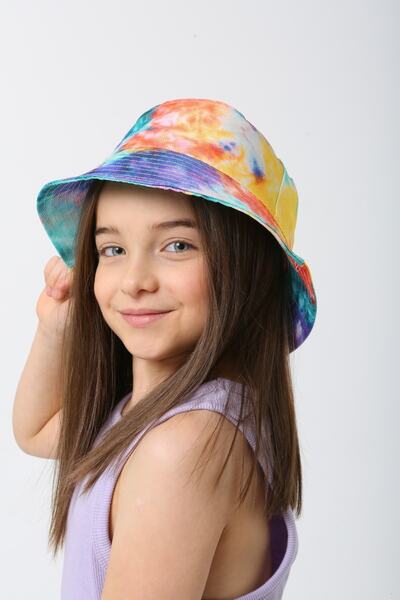 MARBERRY Mix Tie-Dye Bucket Kids Hat