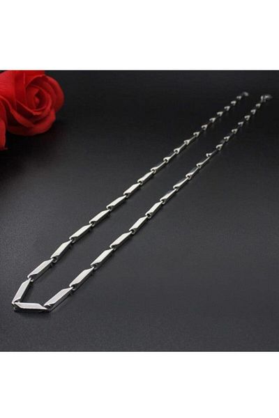 The Collection 316l Steel Cube Triangle Men's Necklace