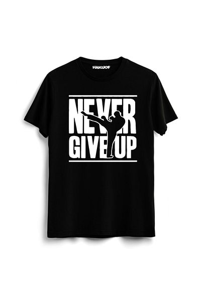 hakuof Ποτέ μην εγκαταλείπετε T-shirt