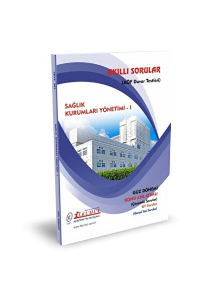 İlkumut Yayınları Ilkumut Aöf-sağlık Kurumları Yönetimi I Güz Dönemi