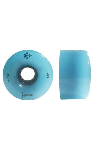 LUMINOUS Bleu Glow Lighted Longboard Wheel