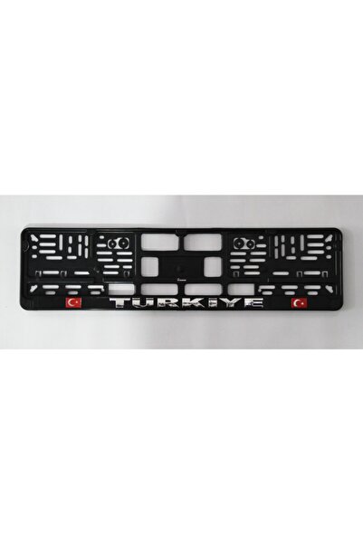 Genel Markalar Plaka Tüv Ince Parlak Siyah Plakalık Araba Plaka Çerçevesi 2 A...