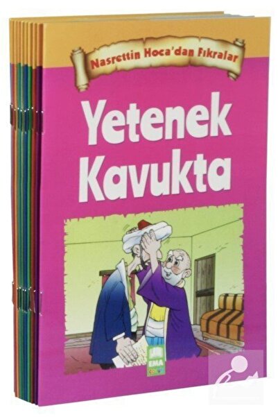 Ema Çocuk Nasrettin Hoca'dan Fıkralar Seti (10 Kitap Takım) (1. Ve 2. Sınıfla...