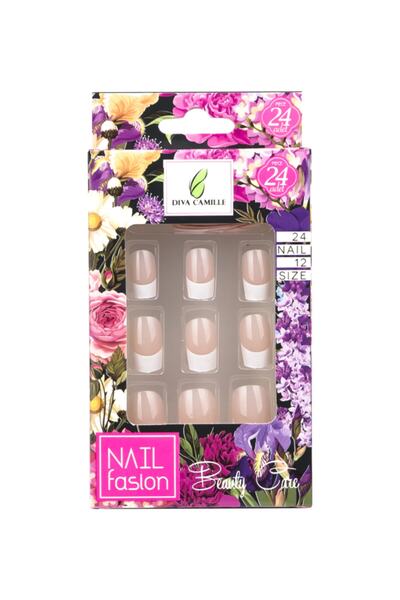 DİMAHOME ديفا كاميل أظافر صناعية فرينك 24 قطعة