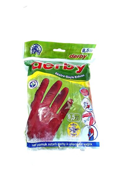 DİMAHOME قفازات Derby 9.5no باللون الأحمر - Bx30 Kl150، موديل السنة الجديدة