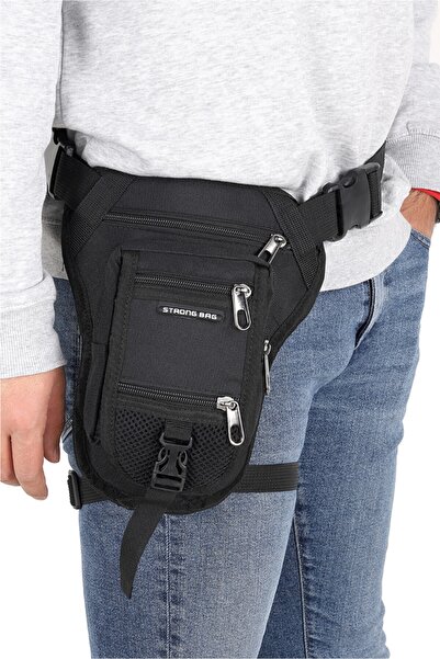 Strong Bag Strong Motosiklet Bacak Çantası, Silah Taşımalı Çok Cepli Çanta N2086