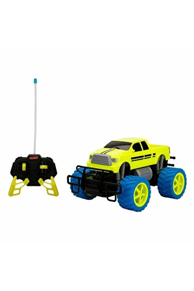 Suncon 1:18 Uzaktan Kumandalı Neon Jumbo Weels Usb Şarjlı Araba 26 Cm. - Sarı...