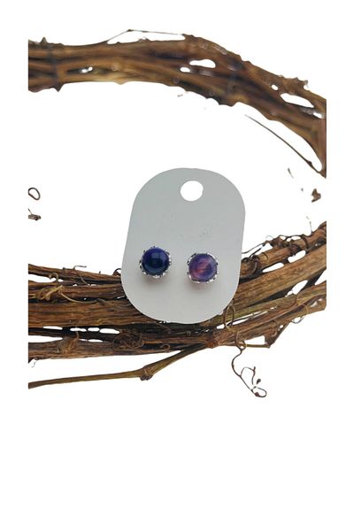 PEDRAS Natural Stone Agate Earrings