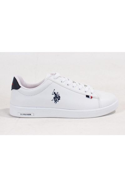 U.S. Polo Assn. Pantofi sport casual pentru femei Assn Franco alb bleumarin
