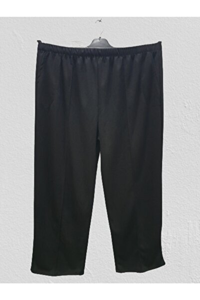 sercan konfeksiyon Plus Size Trousers with Elastic Waist