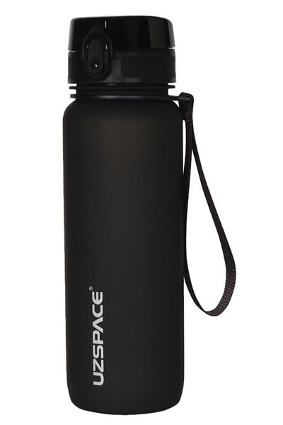 Uzspace 800 Ml New Collection 3053 Tritan Black Water Bottle