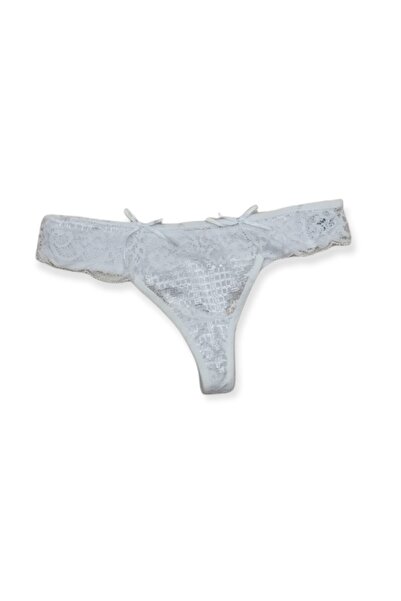 YNCUNDERWEAR Desenli Pamuklu Kadın Tanga Külot 3 Adet Siyah Beyaz Kırmızı