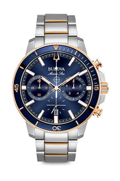Bulova ساعة يد رجالية Marine Star Series C 98B301 (من الخارج)