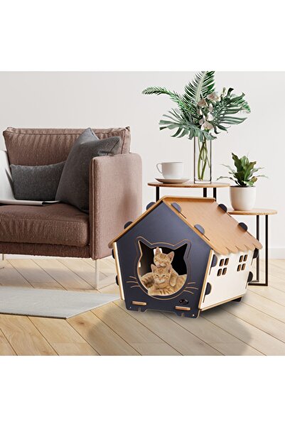 Patihomes Xl Kedi Evi Pencereli- Kedi Klübesi