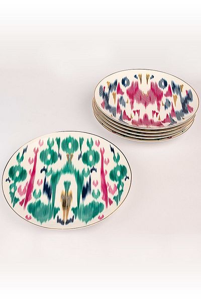 Mikasa Moor Porcelain 6-Piece Serving Plate 27cm