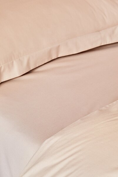 Karaca Home Back To Basic Powder 100% Cotton Single Duvet Cover Set