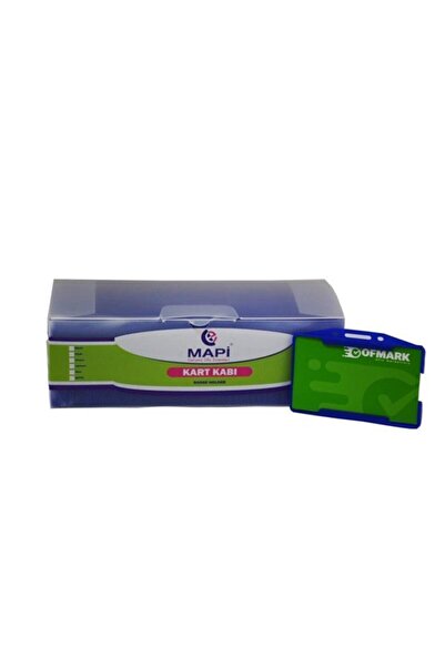 Mapi Držač za bedž sa imenom, horizontalni, plavi (paket od 50)