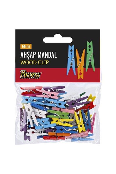 Brons Br-908 Mini Colored Wooden Peg