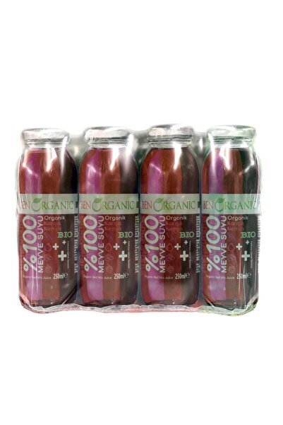 Benorganic Organik Kırmızı Karışık Meyve Suyu 12x250 ml