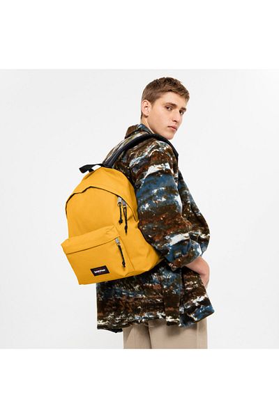 Eastpak حقيبة ظهر مبطنة باللون الأصفر للجنسين من Pak'r Ek000620n751