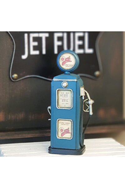 Le Atölye Metal Yakıt Pompası Küçük Boy Kumbaralı Mavi