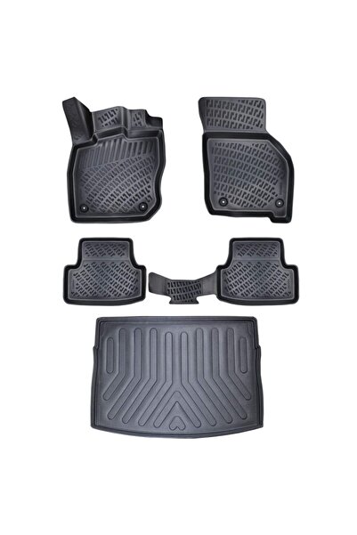 Rizline Vw Golf 8 2019-2022 Otomatik 3d Havuzlu Paspas Uyumlu