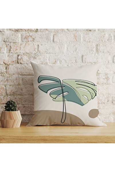 LadiesHome Husă decorativă pentru pernă cu două fețe, digitală, cu imprimeu d...