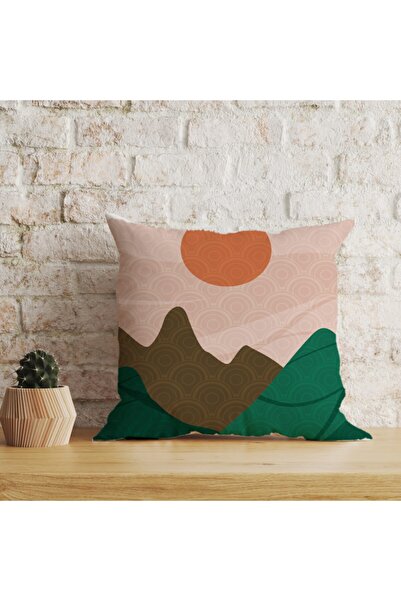 LadiesHome Husă decorativă pentru pernă cu două fețe, digitală, cu imprimeu d...