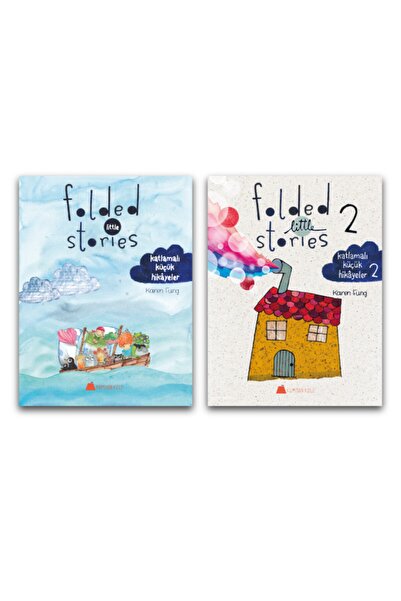 Kumdan Kale Yayınları 2 Kitaplık Set / Katlamalı Küçük Hikayeler-folded Littl...