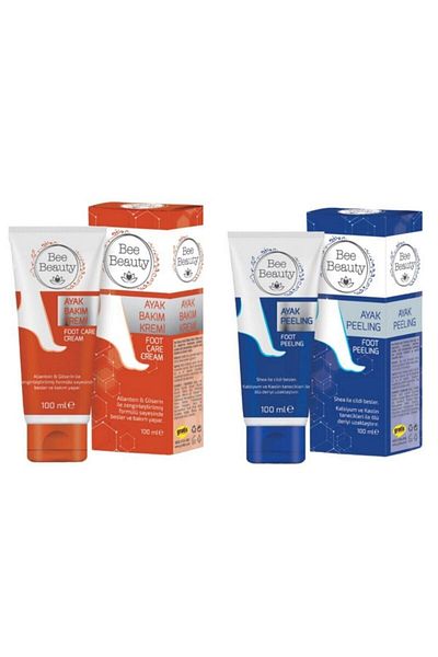 Bee Beauty Foot Care Cream 100 Ml + Foot Peeling 100 Ml (Set of 2)