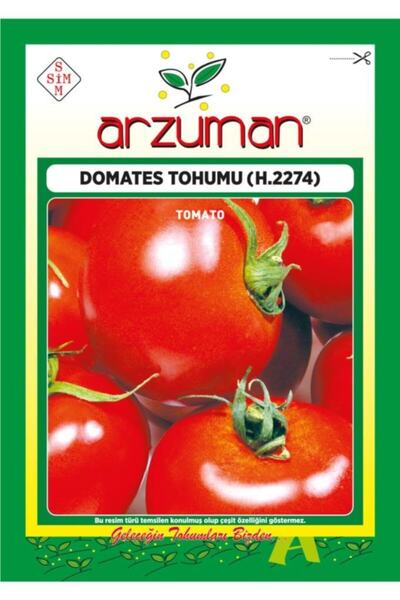 Arzuman 1000 Adet Sofralık Domates Tohumu H-2274
