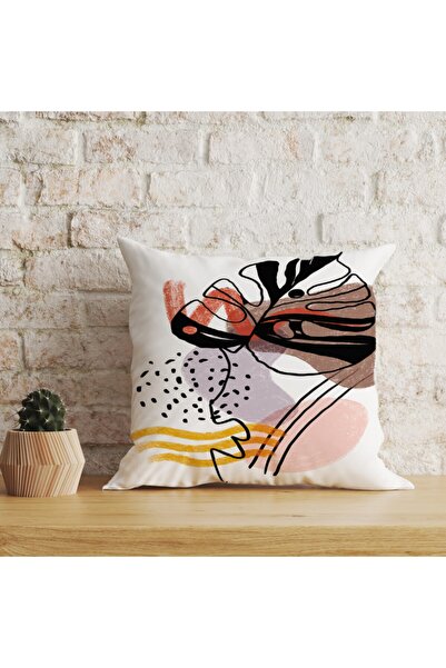 LadiesHome Husă decorativă pentru pernă cu două fețe, digitală, cu imprimeu d...