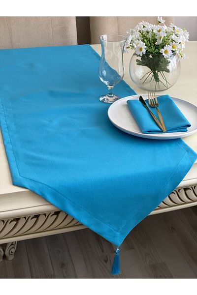 Rabia Design Runner de rață albastră