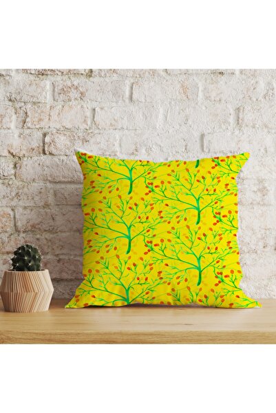 LadiesHome Husă decorativă pentru pernă cu două fețe, digitală, cu imprimeu d...