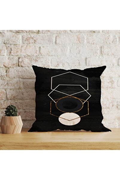 LadiesHome Husă decorativă pentru pernă cu două fețe, digitală, cu imprimeu d...