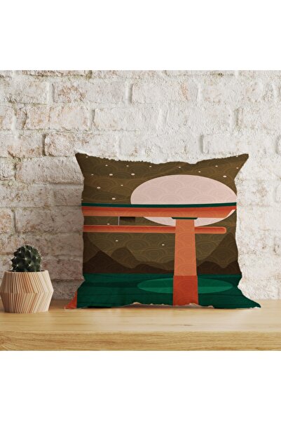 LadiesHome Husă decorativă pentru pernă cu două fețe, digitală, cu imprimeu d...