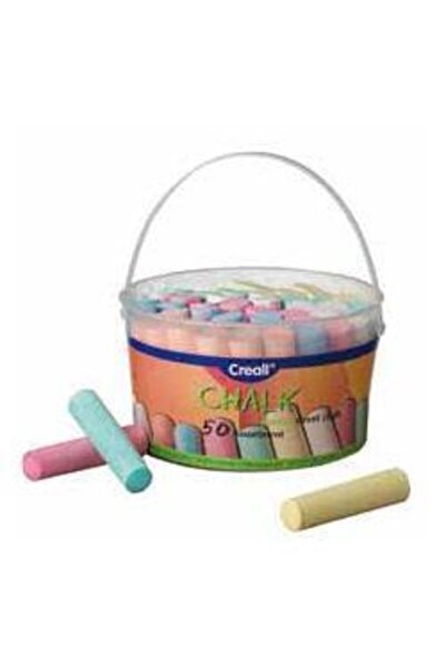 Creall Chalk Kalın Tebeşir 50'li Set