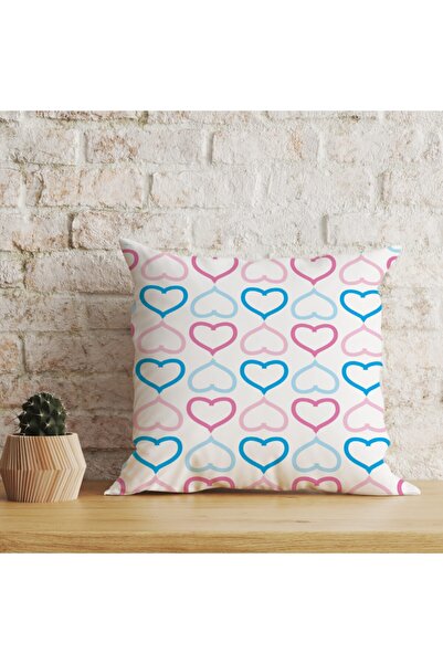 LadiesHome Husă decorativă pentru pernă cu două fețe, digitală, cu imprimeu d...