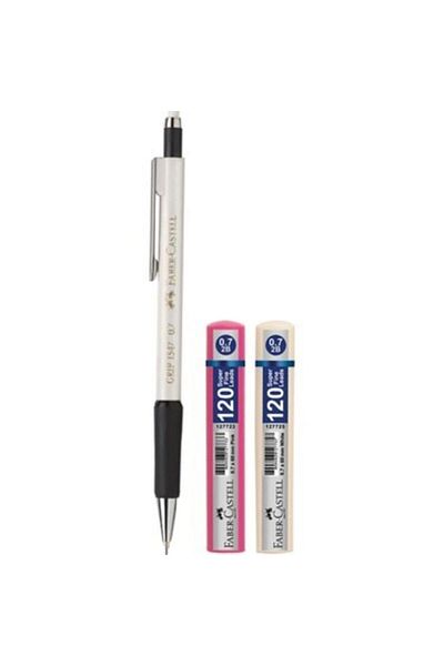 Faber Castell قلم رصاص متعدد الاستخدامات من فابر L 1347، 0.7 أبيض، 120 قطعة، 0.7 سن، 2 قطعة