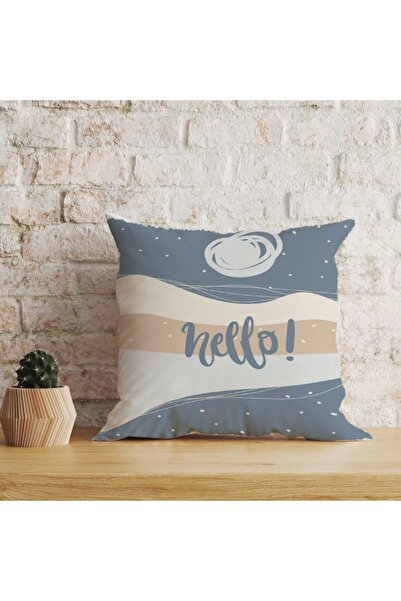LadiesHome Husă decorativă pentru pernă cu două fețe, digitală, cu imprimeu d...