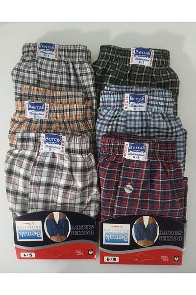 Muraty Men's Berrak Boxer Short Panties 6 Pack